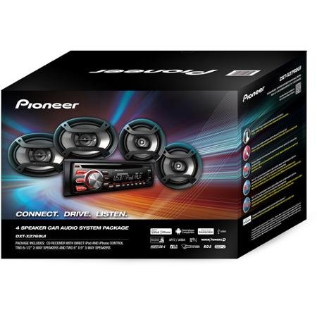 Pioneer-Car-Stereo-Audio-Combo-Pack-4-Speakers-AUX-Cable-AM-FM-CD-MP3-PLAYER-INPUT-200-WATTS-DXT-X2769UI00-TRUCK-SUV-BUS-0-3