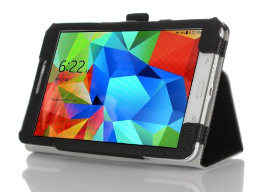 ProCase-Folio-Case-with-Stand-for-Samsung-Galaxy-Tab-4-80-Tablet-2014-8-inch-Tab-4-SM-T330-T331-T335-with-Auto-SleepWake-feature-bonus-stylus-pen-included-Black-0-1