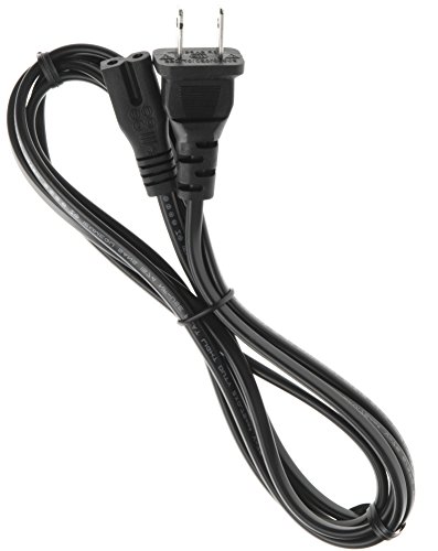 Pwr–12Ft-2-Prong-Polarized-Power-Cord-for-Arris-Router-Modem-Vizio-Sharp-Sanyo-Emerson-LED-TV-LCD-HDTV-Smart-Sony-PlayStation-1-2-PS1-PS2-Console-Pioneer-JVC-Numark-Audio-Mini-System-Singer-Brother-S-0-0