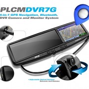 Pyle-PLCMDVR7G-Car-Vehicle-HD-DVR-Camera-Mirror-Monitor-Kit-with-GPS-Navigation-Bluetooth-DVR-Recording-Night-Vision-Camera-Record-Video-and-Save-Images-Dual-Camera-Recording-Backup-Camera-Compatible–0-1