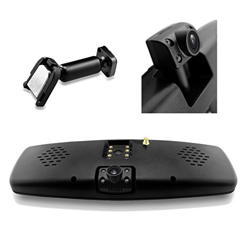 Pyle-PLCMDVR7G-Car-Vehicle-HD-DVR-Camera-Mirror-Monitor-Kit-with-GPS-Navigation-Bluetooth-DVR-Recording-Night-Vision-Camera-Record-Video-and-Save-Images-Dual-Camera-Recording-Backup-Camera-Compatible–0-3