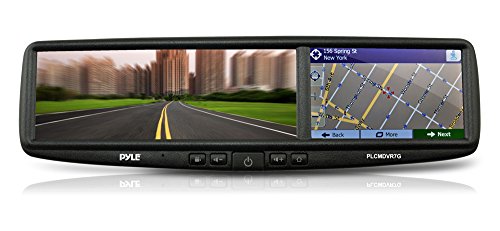 Pyle-PLCMDVR7G-Car-Vehicle-HD-DVR-Camera-Mirror-Monitor-Kit-with-GPS-Navigation-Bluetooth-DVR-Recording-Night-Vision-Camera-Record-Video-and-Save-Images-Dual-Camera-Recording-Backup-Camera-Compatible–0