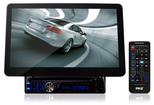 Pyle-PLD10BT-101-Inch-Motorized-Touchscreen-Bluetooth-Receiver-Multimedia-System-with-Built-In-DVD-Player-0