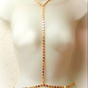 Rihanna-Inspired-Choker-Style-Body-Chain-Necklace-in-Gold-0-0