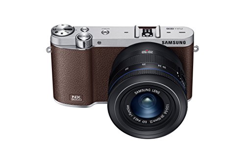 Samsung-NX3000-Wireless-Smart-203MP-Compact-System-Camera-with-20-50mm-Compact-Zoom-and-Flash-Brown-0-4