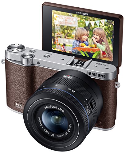 Samsung-NX3000-Wireless-Smart-203MP-Compact-System-Camera-with-20-50mm-Compact-Zoom-and-Flash-Brown-0