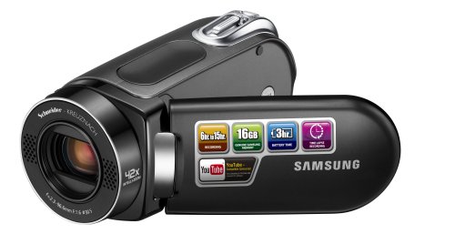 Samsung-SMX-F34-Flash-Memory-Camcorder-w16GB-Memory-42x-Intelli-Zoom-Black-0