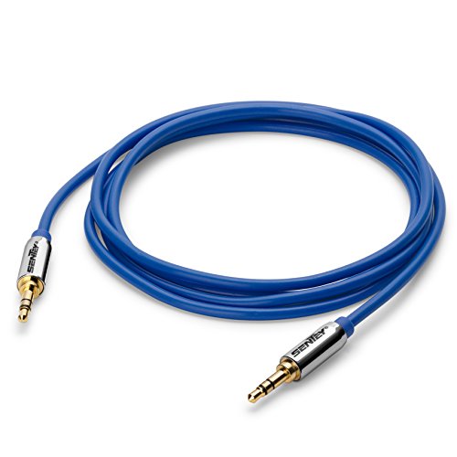 Sentey-Audio-Cable-15-Meter-5ft-Stereo-55mm-Male-to-Male-Blue-Premium-Metal-Connector-and-Shell-Audiophile-Grade-Pvc-Tangle-free-Material-for-Headphones-Gaming-or-Pc-Headset-Samsung-Htc-Motorola-Lg-Ps-0-1