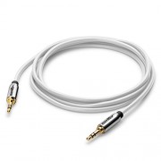 Sentey-Audio-Cable-15-Meter-5ft-Stereo-55mm-Male-to-Male-White-Premium-Metal-Connector-and-Shell-Audiophile-Grade-Pvc-Tangle-free-Material-for-Headphones-Gaming-or-Pc-Headset-Samsung-Htc-Motorola-Lg-P-0-1