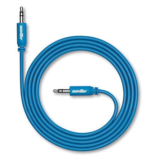 Sentey-Audiophile-Grade-35mm-Audio-Cable-Stereo-Pvc-10-Meter-3ft-Male-to-Male-Blue-Premium-Metal-Connector-Tangle-free-Material-for-Headphones-Gaming-or-Pc-Headset-Samsung-Htc-Motorola-Lg-Ps4-Xbox-Gal-0-0