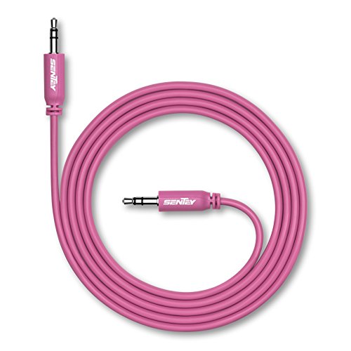 Sentey-Audiophile-Grade-35mm-Audio-Cable-Stereo-Pvc-10-Meter-3ft-Male-to-Male-Pink-Premium-Metal-Connector-Tangle-free-Material-for-Headphones-Gaming-or-Pc-Headset-Samsung-Htc-Motorola-Lg-Ps4-Xbox-Gal-0-0