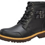 Serene-Mens-Fashion-Buckle-Leather-Uppers-Casual-Ankle-Boots105-DMUS-Black-0