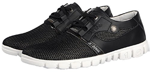 Serene-Mens-Mesh-Moccasin-Casual-Fashion-Sneakers105-DMUS-Black-0-1