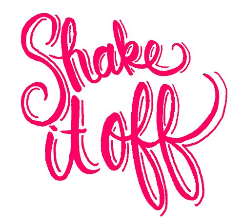 Shake-It-Off-14-Pink-VINYL-Car-Decal-Music-Rock-Pop-Punk-Grunge-Art-Wall-Sticker-Car-USA-0