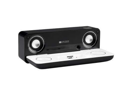 Sharp-i-Elegance-Music-System-for-iPod-and-MP3-Players-High-Gloss-WhiteBlack-0