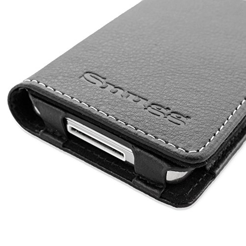 Snugg-iPod-Classic-Flip-Case-Lifetime-Guarantee-Black-Leather-for-iPod-Classic-0-5