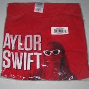 Taylor-Swift-Shirt-Tshirt-RED-Tour-Sitting-with-Sunglasses-Adult-Medium-0