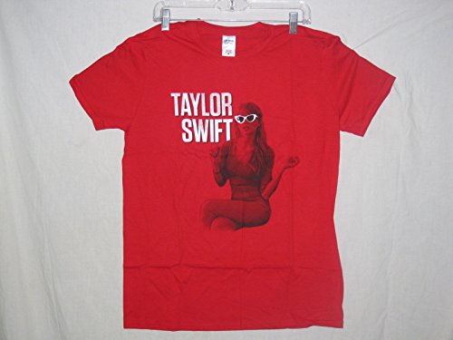 Taylor-Swift-Shirt-Tshirt-RED-Tour-Sitting-with-Sunglasses-Youth-Small-0-0