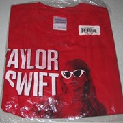 Taylor-Swift-Shirt-Tshirt-RED-Tour-Sitting-with-Sunglasses-Youth-Small-0-1