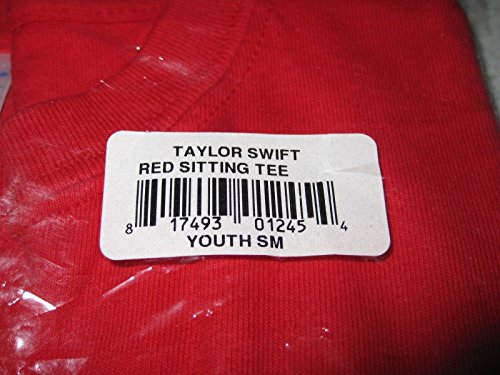 Taylor-Swift-Shirt-Tshirt-RED-Tour-Sitting-with-Sunglasses-Youth-Small-0-2