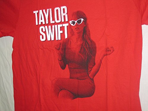 Taylor-Swift-Shirt-Tshirt-RED-Tour-Sitting-with-Sunglasses-Youth-Small-0