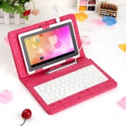 Various-Color-universal-Cartoon-Tablet-Stand-Pu-Leather-Case-Cover-w-Micro-USB-Keyboard-for-7-Inch-Android-Tablet-0-0