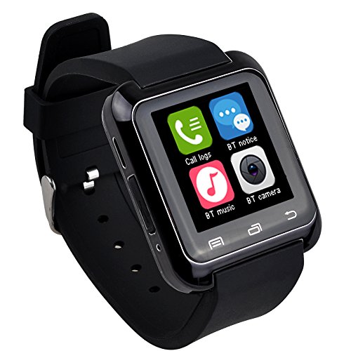 5ive-U80-Bluetooth-40-Smart-Wrist-Wrap-Watch-Phone-for-Smartphones-IOS-Android-Apple-iphone-55C5S66-Puls-Android-Samsung-S3S4S5-Note-2Note-3-Note-4-HTC-Sony-Black-0