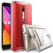 ASUS-ZenFone-2-55-Inch-Case-Ringke-FUSION-Earphone-Hole-Dust-Cap-Drop-Protection-ENHANCED-AND-REVISED-FREE-HD-FilmCRYSTAL-VIEW-Premium-Clear-Back-Shock-Absorption-Bumper-Hard-Case-for-ASUS-ZenFone-2-Z-0