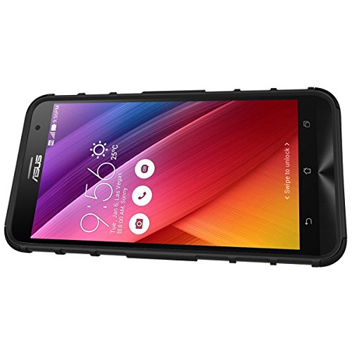 ASUS-ZenFone-2-ZE550MLZE551ML-Case-HOTCOOL-Heavy-Duty-Rugged-Dual-Layer-Armor-with-Kickstand-Cover-Case-For-ASUS-Zenfone-2-ZE550MLZE551MLWill-Not-Fit-ZE500CL-Model-Black-0-2