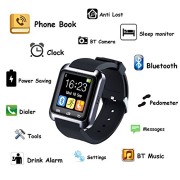 Acamar-V30-Touch-Screen-Smart-Watch-Men-Wristwatch-Bracelet-for-Android-Mobile-Phone-Such-as-SamsungHtcLGSony-and-So-on-Black-0-2