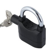 Aweek-Alarm-Lock-Padlock-Anti-Theft-Security-System-For-Bicycle-Motorcycle-Door-Gate-Bike-Shed-Bolt-Chain-Lock-120dB-with-3-Keys-Black-0-0