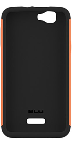 BLU-ArmorFlex-PC-silicon-case-for-Studio-50C-HD-Carrying-Case-Retail-Packaging-Neon-Orange-Black-0-0