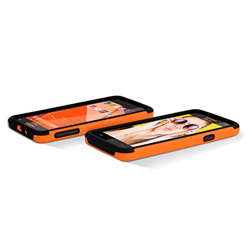 BLU-ArmorFlex-PC-silicon-case-for-Studio-50C-HD-Carrying-Case-Retail-Packaging-Neon-Orange-Black-0-6