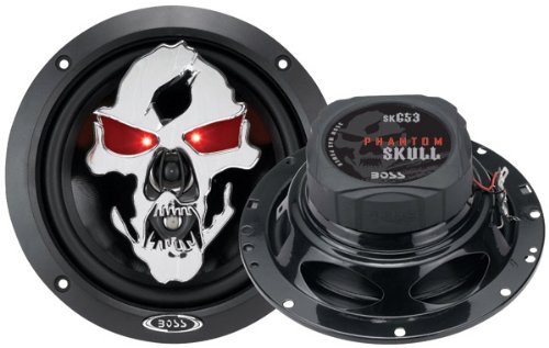 BOSS-Audio-SK653-Phantom-Skull-350-watt-3-way-auto-65-Coaxial-Speaker-0