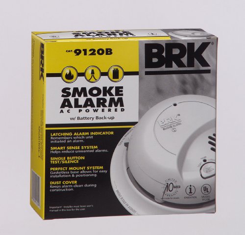 BRK-Brands-9120B-Hardwired-Smoke-Alarm-with-Battery-Backup-Single-Individual-from-Contractor-Pack-0-0