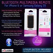 Bluetooth-Multimedia-Remote-For-Tablets-iPhone-6-or-Samsung-Galaxy-S5-Works-With-iOS-Android-Controls-Camera-Video-Music-Siri-Place-Your-Smart-Phone-Anywhere-2-Year-Guarantee-0-5