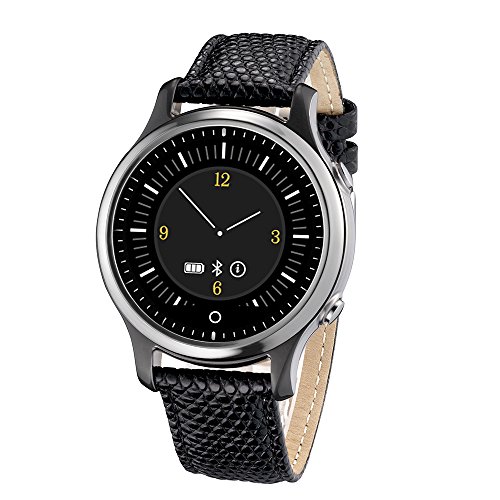 Bluetooth-Smart-Watch-Luxury-Leather-Strap-Wrist-Watch-with-Clock-Pedometer-Sync-Phone-Call-Circular-Touch-Screen-for-IOS-Iphone-Andriod-smartphone-black-0