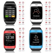 CNPGD-S12-Smart-Sync-Call-SMS-Bluetooth-Watch-PedometerRecordingAnti-Lost-for-iPhone-5S54S4-Android-Samsung-S5S4S3S2Note-3Note-2IOS-System-Can-Use-Partial-Function-All-Black-0-8