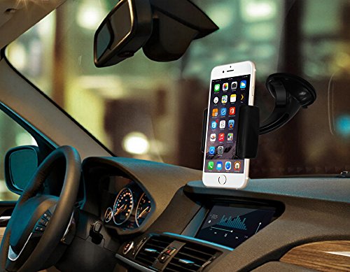 Car-Mount-Ipow-Universal-360-One-Touch-Windshield-Dashboard-Suction-Cup-Car-Mount-Holder-Cradle-for-Iphone-6-Plus6-5-4-Samsung-Galaxy-S6-EdgeS6-S5-S4-S3-Note-Nexus-Lg-Nokia-Moto-Oneplus-HTC-Etc-0-3