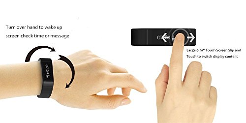 DIZA100-D5-Wireless-Activity-and-Sleep-Pedometer-Smart-Fitness-Tracker-Wristband-Large-Touch-Screen-Black-0-1