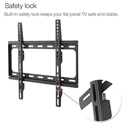 FLEXIMOUNTS-F012-Fixed-TV-Wall-Mount-fits-for-most-of-26-55SamsungCobyLGVIZIOSharpSonyToshibaSeikiTCLHaierHisense-LCD-LED-Plasma-tvs-with-free-6FT-HDMI-cableBuy-2-or-more-get-3-off-for-each-itemF012-2-0-1