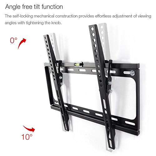 FLEXIMOUNTS-T012-Tilt-TV-Wall-Mount-for-most-26-55-SamsungCobyLGVIZIOSharpSonyToshibaSeikiTCLHaierHisense-LCD-LED-Plasma-tvswith-free-6FT-HDMI-cable-3-off-purchase-of-2-itemsT012-26-55-0-2