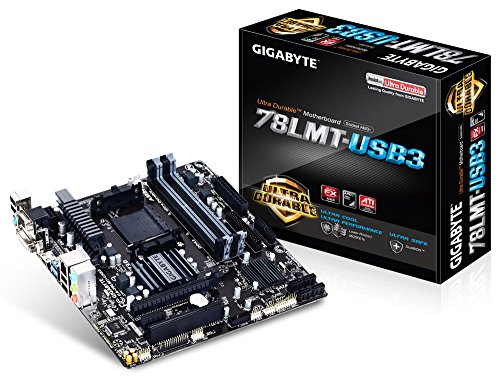 Gigabyte-AM3-AMD-DDR3-1333-760G-HDMI-USB-30-Micro-ATX-Motherboard-GA-78LMT-USB3-0