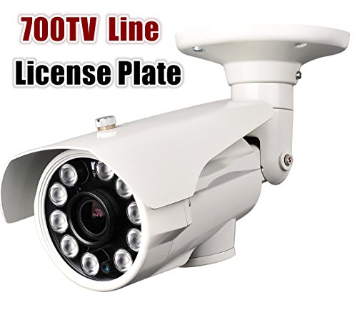 HQ-Cam-700TV-Lines-High-Resolution-Camera-10IR-Large-LEDs-Sony-Effio-5-50mm-Vari-focal-Lens-Cctv-Day-and-Night-License-Plate-Camera-Outdoorindoor-IR-Distance250ft-0