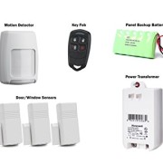 Honeywell-L5200-Kit-LYNX-Touch-Wireless-Security-Alarm-with-3-5816WMWH-DoorWindow-Transmitters-1-5834-4-Four-Button-Wireless-Keyfob-and-1-5800PIR-RES-Wireless-Motion-Detector-0-0