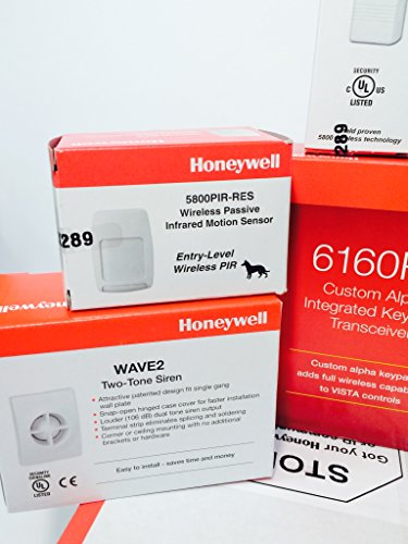 Honeywell-Vista-20P-6160RF-3-5816WMWH-5800PIR-RES-Battery-Siren-Jack-and-Cord-Kit-Package-0-2