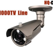 Hq-cam-1000TV-Lines-High-Resolution-Security-Outdoorindoor-Weatherproof-Camera-13-Sony-Ex-View-II-CCD-3IR-Matrix-Infared-LEDs-28-12mm-Vari-focal-Lens-CCTV-Day-and-Night-VIsionIR-Distance-120150ft-0