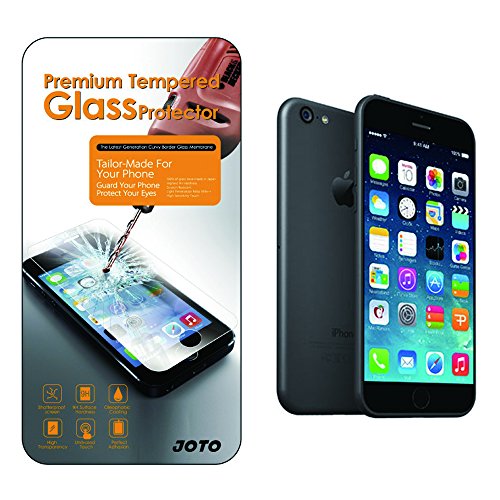 JOTO-iPhone-6-Plus-55-Tempered-Glass-Screen-Protector-iPhone-6-Plus-033-mm-Rounded-Edge-Tempered-Glass-Screen-Protector-Film-Guard-for-Apple-iPhone-6-Plus-55-inch-1-Pack-0