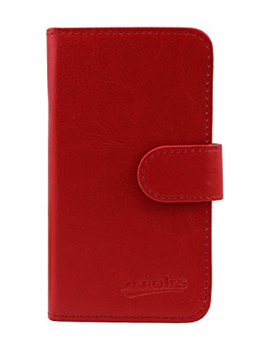 JUSUN-BLU-Dash-C-Music-D390U-CASE-Customized-Leather-Folio-Stand-Protective-Wallet-Case-Cover-For-BLU-Dash-C-Music-D390U-Red-0-0