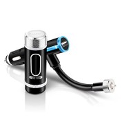 Keedox-Wireless-Bluetooth-21-EDR-FM-Radio-Stereo-Transmitter-Adapter-Car-Charger-Handsfree-Calling-Music-Control-and-USB-Charging-for-iPhone-55C5S66-iPod-Android-or-Windows-cell-phone-Music-players-0-0